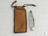 Vintage Case XX Stainless Mother of Pearl 079 2 Blade Sleeveboard Knife