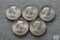 Lot of (5) 1979 Susan B Anthony dollars - Possible Wide Rim - Near Date Varieties included