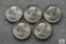Lot of (5) 1979 Susan B Anthony dollars - Possible Wide Rim - Near Date Varieties included