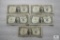 Mixed lot of (5) US $1 small size silver certificates