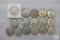 Lot of (16) 1966 - 40% silver Kennedy half dollars