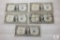 Group of (5) US $1.00 silver certificates - small size