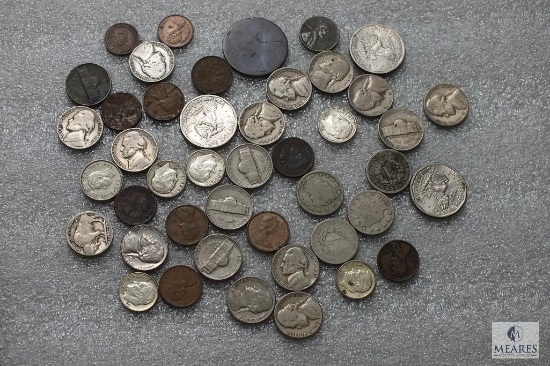 Coin collector starter kit - mixed lot of coinage including silver