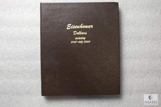 Incomplete Eisenhower dollar collector book