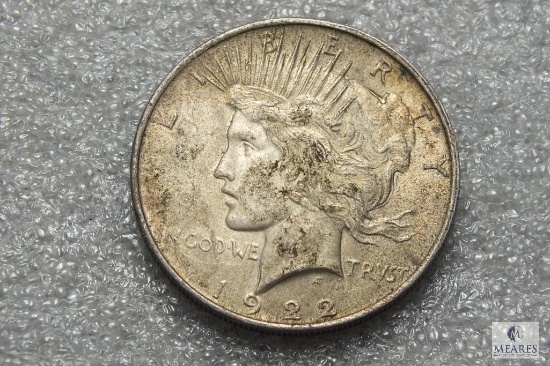 1922 Peace dollar