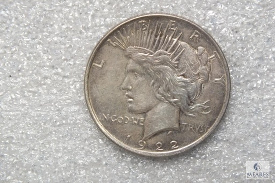 1922 Peace dollar