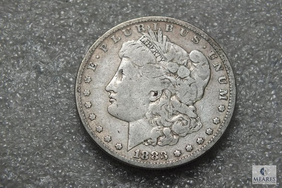 1883 Morgan silver dollar