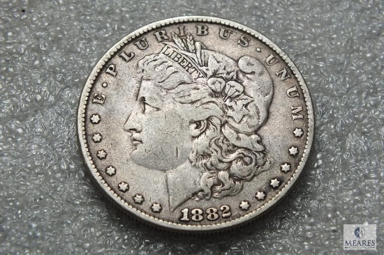 1882-P Morgan silver dollar