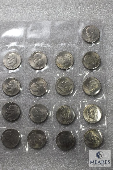 Lot of (17) Bicentennial Eisenhower dollars