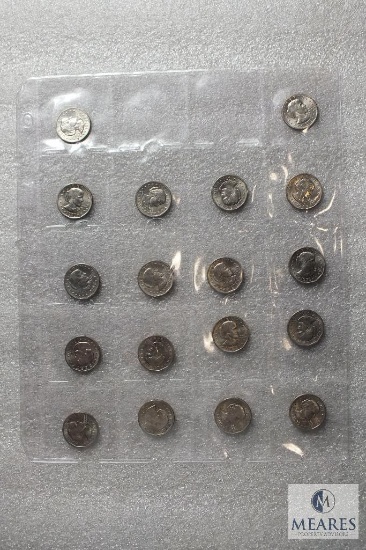 Lot of (18) 1979 Susan B Anthony dollars - Possible Wide Rim - Near Date Varieties included