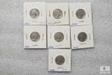 Mixed lot of (7) Buffalo nickels