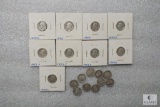 Lot of (19) silver Roosevelt dimes