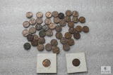 Lot of mixed Lincoln wheat cents