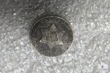 1852 Three-cent piece