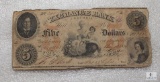 The Exchange Bank - Columbia SC - Aug 1854 - Hand signatures