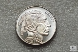 Buffalo Nickel silver round - 1 troy ounce - .999 fine silver
