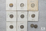 Mixed lot of (10) silver dimes - Barber, Mercury, Roosevelt