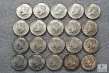 Lot of (20) 1964 - 90% silver Kennedy half dollars