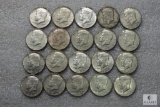 Lot of (20) 1966 - 40% silver - Kennedy half dollars