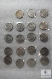 Group of (19) mixed Eisenhower dollars