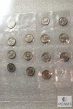 Lot of (14) 1979 Susan B Anthony dollars - Possible Wide Rim - Near Date Varieties included