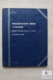 Incomplete Washington quarter book - with 1932-D and 1932-S