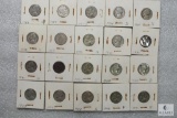 Group of (20) mixed Jefferson nickels - 1940s