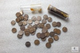 Two rolls of mixed Lincoln wheat cents