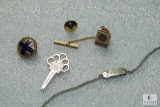 Miscellaneous tie tack and pins