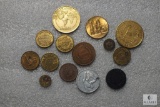 Mixed lot of tokens and commemorative medallions