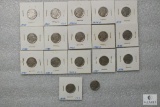 Lot of (17) mixed Buffalo nickels