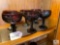 Avon Cranberry Color Set of six Glasses