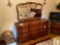 Bassett Furniture Nine Drawer Dresser with Mirror