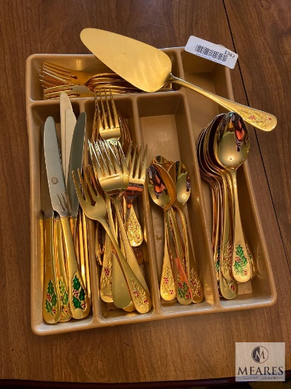 Christmas Pattern Stainless Steel Flatware