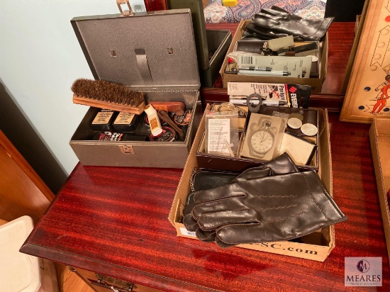 Gentleman's Valet Lot Including Hanhart Stop Watch
