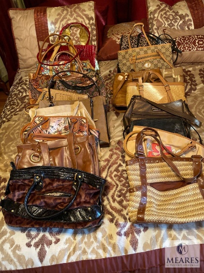 Large Lot of Ladies Handbags