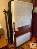 Nearly New - Twin Size Headboard and Frame