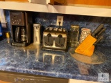 Coffee Maker, Can Opener, Toaster, Knife Block