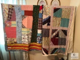 Lot of Four Handmade Quilts