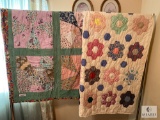 Lot of Four Handmade Quilts