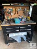 Kobalt Rolling Workbench with Contents