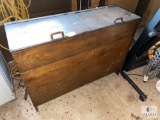 Vintage Two-Door Wooden Feedbox