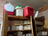 Contents of Upper and Lower Cabinets in Laundry Room