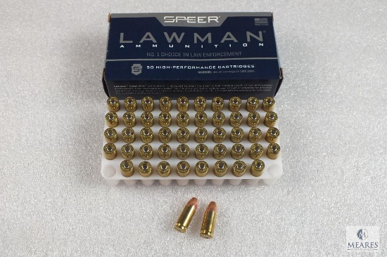 50 Rounds Speer Lawman 9mm Luger 147 Grain TMJ Ammo