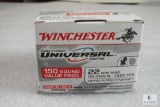 150 Rounds Winchester Universal .22 WMR Win Mag 45 Grain Ammo