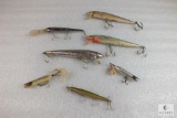 Lot of 7 Large Fishing Lures - Redfin, Devils Horse, and more
