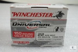 150 Rounds Winchester .22 WIN Mag WMR Ammo 45 Grain