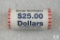 UNC $25 Roll of George Washington Presidential dollars