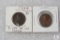 1948 Lincoln cent D on 4 and 1944 Lincoln S/D