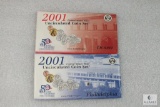 US Mint 2001 P&D UNC coin sets